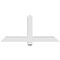 Ekena Millwork Eugene Architectural Grade PVC Gable Bracket, 48"W x 22"H x 4"D x 4"F, 11/12 Pitch GBP048X22X0404EUG00 - alternate 4